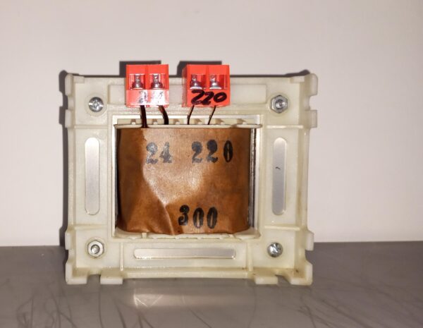 TRANSFORMADOR 220 V 24 V 300 W CON BORNERAS ESPAÑOLAS